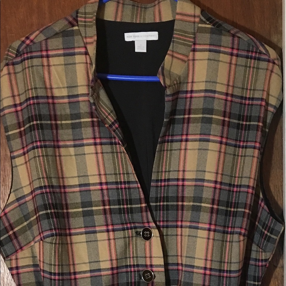 Plaid MIDI Sheath Dress